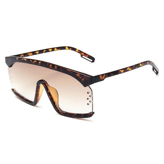Oversized Shield Sunglasses for Women Men Square Rimless Fashion Shades Sunglasses For Women & Men Elegant Shades For Women Popular Oversized Festival Trendy Sunglasses For Men & Women -Sunglasses- Melted Glam LLC
