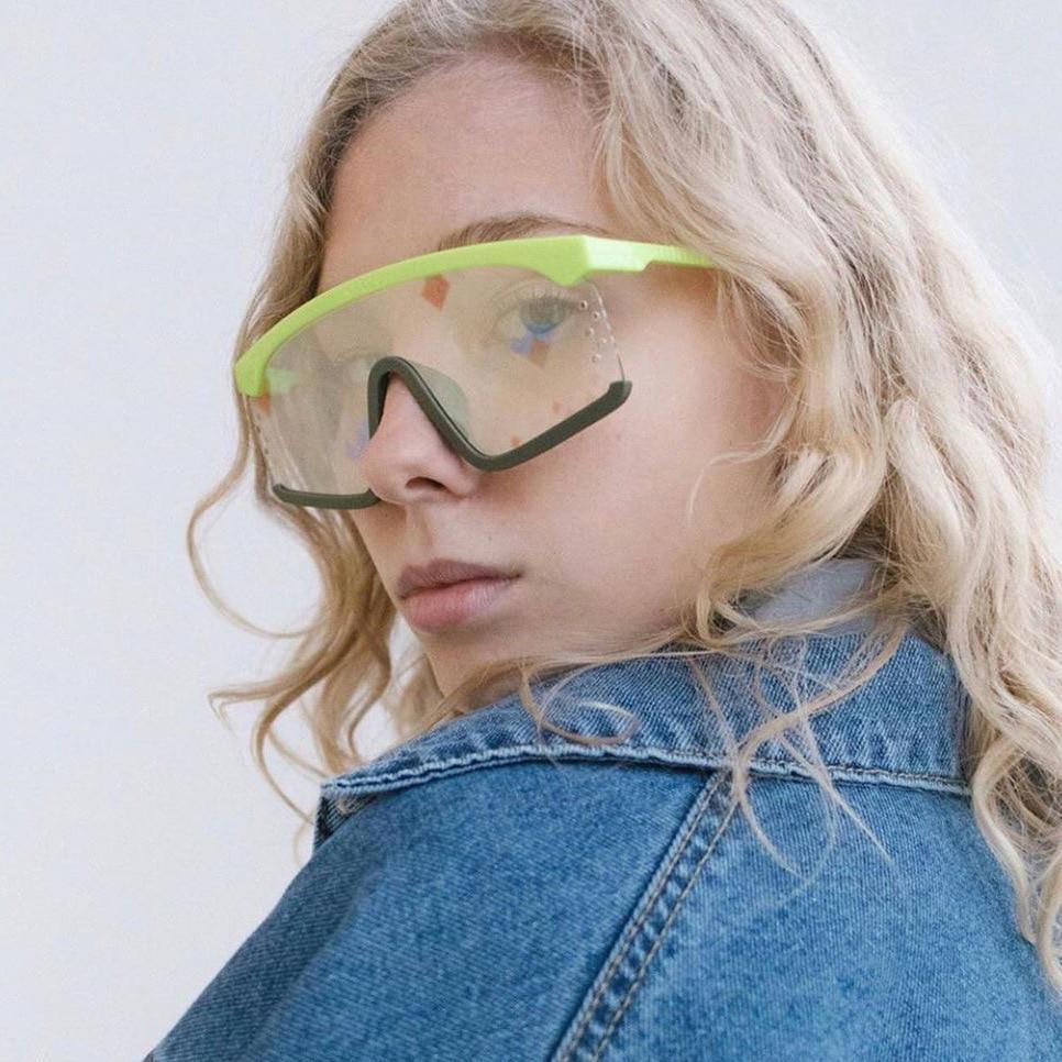 Oversized Shield Sunglasses for Women Men Square Rimless Fashion Shades Sunglasses For Women & Men Elegant Shades For Women Popular Oversized Festival Trendy Sunglasses For Men & Women -Sunglasses- Melted Glam LLC