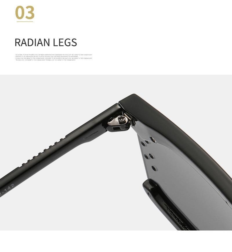 Oversized Shield Sunglasses for Women Men Square Rimless Fashion Shades Sunglasses For Women & Men Elegant Shades For Women Popular Oversized Festival Trendy Sunglasses For Men & Women -Sunglasses- Melted Glam LLC