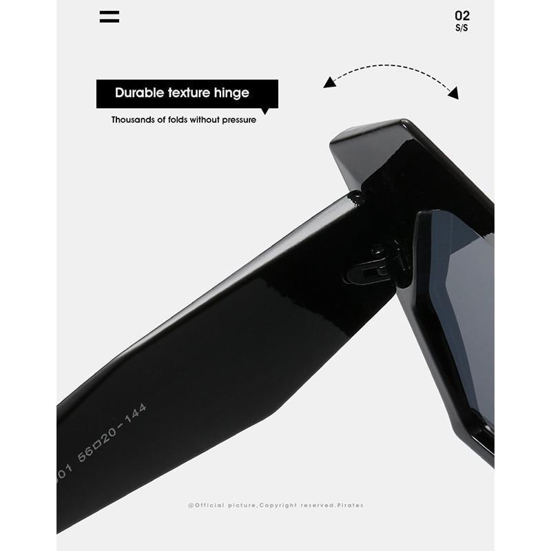 Oversized Square Cateye Polarized Sunglasses Big Trendy Style Fashionable Personality Big Frame Sunglasses New Fashionable & Popular Street Style Sunglasses For Women -Sunglasses- Melted Glam LLC