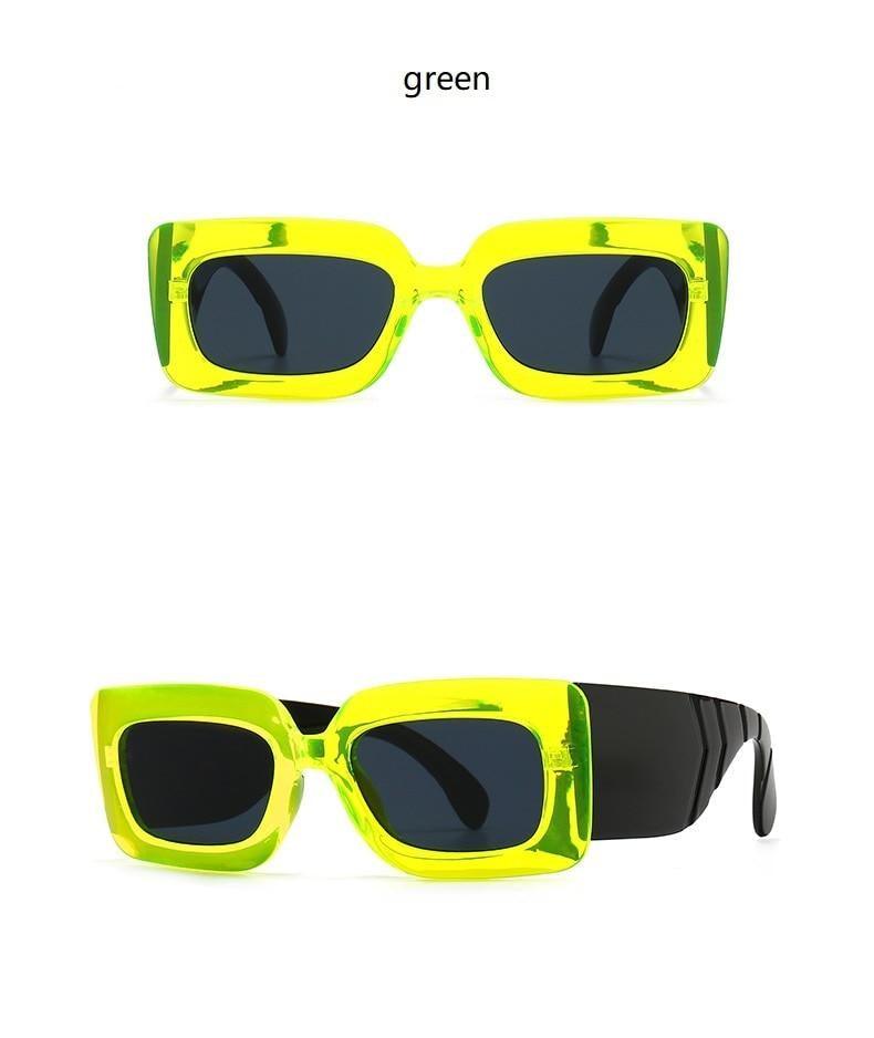 Oversized Square Sunglasses Classic Square Sunglasses For Men & Women Sun Glasses In Snake Pattern For Traveling Shades Female -Sunglasses- Melted Glam LLC