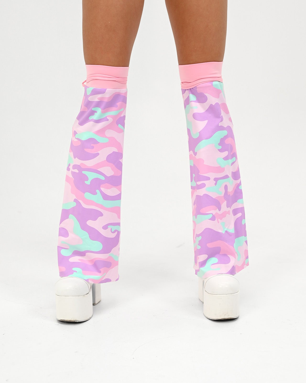 Cotton Candy Camo Leg Warmers -Leg Warmers- Melted Glam LLC