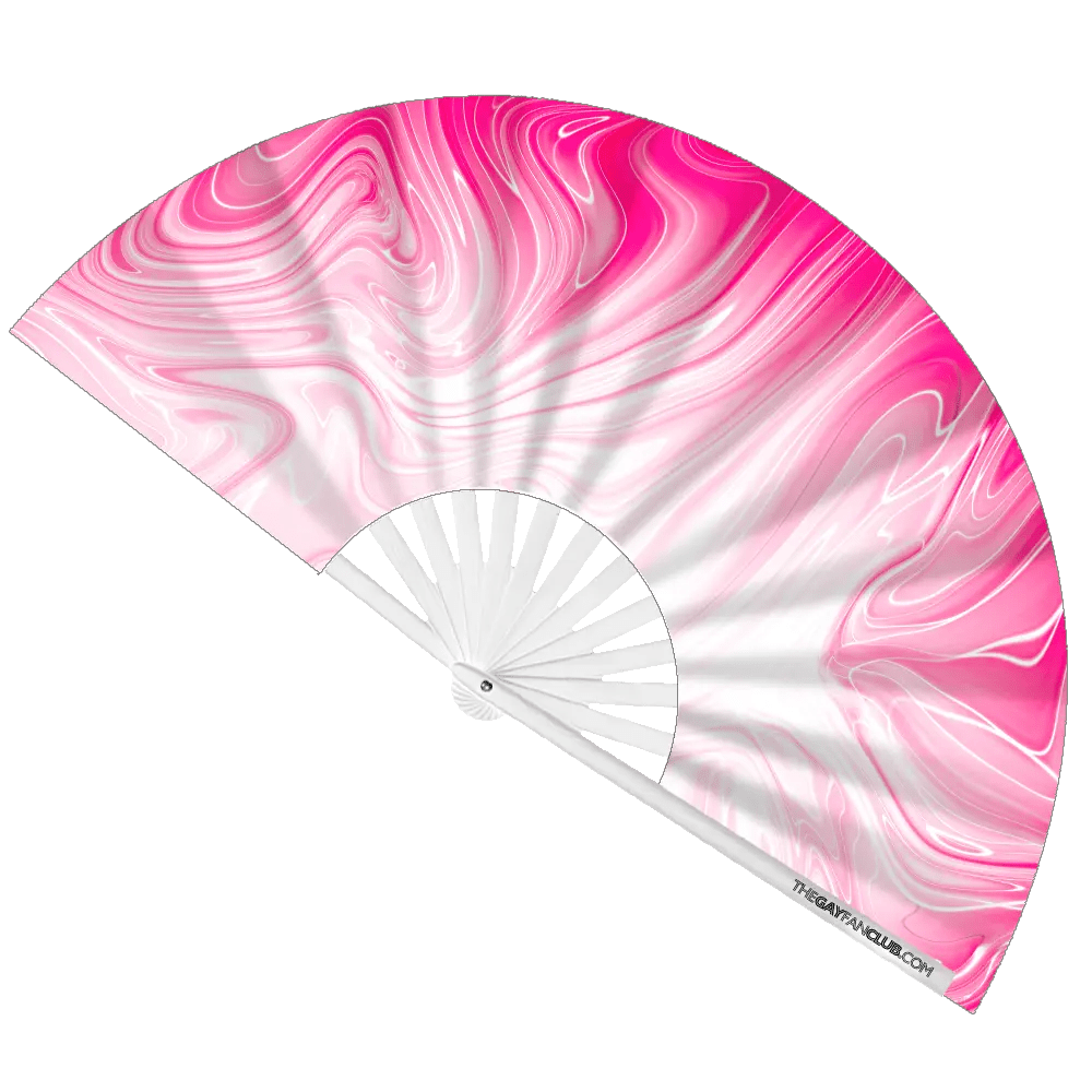 Pink Pussy Fan (UV) -Hand Fan- Melted Glam LLC