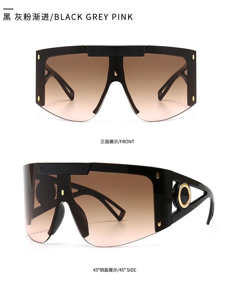 Polarized Lens Wear Over Prescription Glasses Fit Over Regular Glasses with 100% UV Protection Classic Male & Ladies Fashionable Big Size Sunglasses With Protection Against Wind & Sand Connected Sunglasses For Men & Women -Sunglasses- Melted Glam LLC