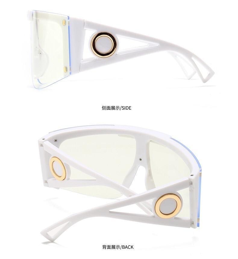 Polarized Lens Wear Over Prescription Glasses Fit Over Regular Glasses with 100% UV Protection Classic Male & Ladies Fashionable Big Size Sunglasses With Protection Against Wind & Sand Connected Sunglasses For Men & Women -Sunglasses- Melted Glam LLC