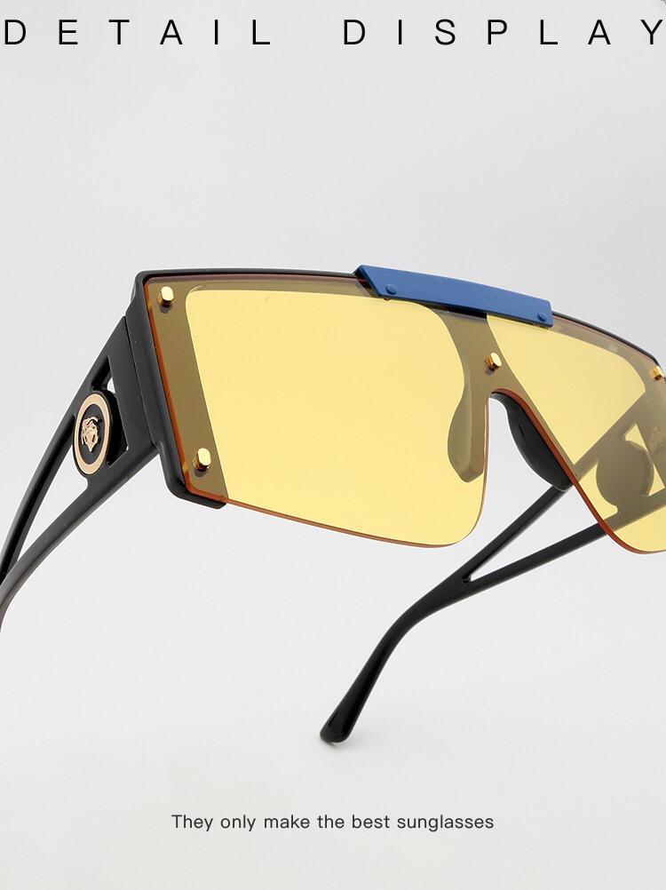 Polarized Lens Wear Over Prescription Glasses Fit Over Regular Glasses with 100% UV Protection Classic Male & Ladies Fashionable Big Size Sunglasses With Protection Against Wind & Sand Connected Sunglasses For Men & Women -Sunglasses- Melted Glam LLC