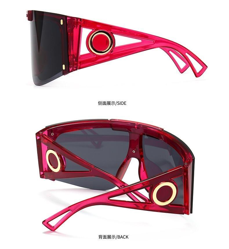 Polarized Lens Wear Over Prescription Glasses Fit Over Regular Glasses with 100% UV Protection Classic Male & Ladies Fashionable Big Size Sunglasses With Protection Against Wind & Sand Connected Sunglasses For Men & Women -Sunglasses- Melted Glam LLC