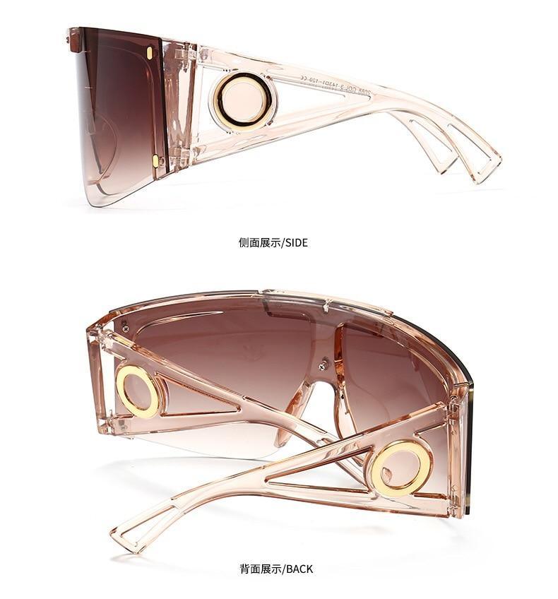 Polarized Lens Wear Over Prescription Glasses Fit Over Regular Glasses with 100% UV Protection Classic Male & Ladies Fashionable Big Size Sunglasses With Protection Against Wind & Sand Connected Sunglasses For Men & Women -Sunglasses- Melted Glam LLC