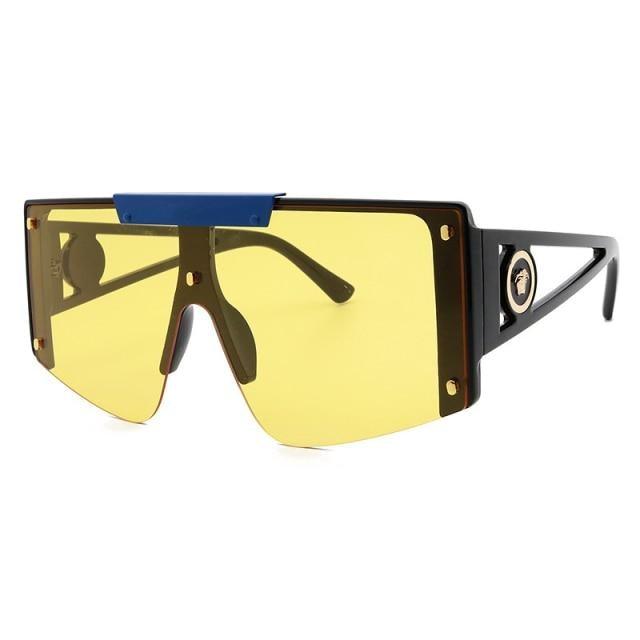 Polarized Lens Wear Over Prescription Glasses Fit Over Regular Glasses with 100% UV Protection Classic Male & Ladies Fashionable Big Size Sunglasses With Protection Against Wind & Sand Connected Sunglasses For Men & Women -Sunglasses- Melted Glam LLC
