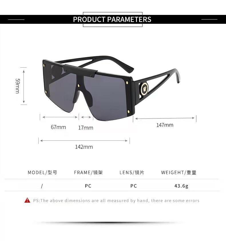 Polarized Lens Wear Over Prescription Glasses Fit Over Regular Glasses with 100% UV Protection Classic Male & Ladies Fashionable Big Size Sunglasses With Protection Against Wind & Sand Connected Sunglasses For Men & Women -Sunglasses- Melted Glam LLC