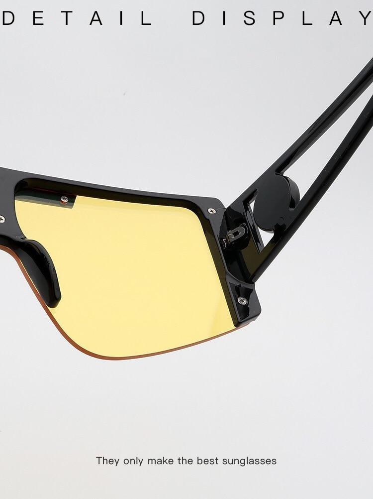 Polarized Lens Wear Over Prescription Glasses Fit Over Regular Glasses with 100% UV Protection Classic Male & Ladies Fashionable Big Size Sunglasses With Protection Against Wind & Sand Connected Sunglasses For Men & Women -Sunglasses- Melted Glam LLC