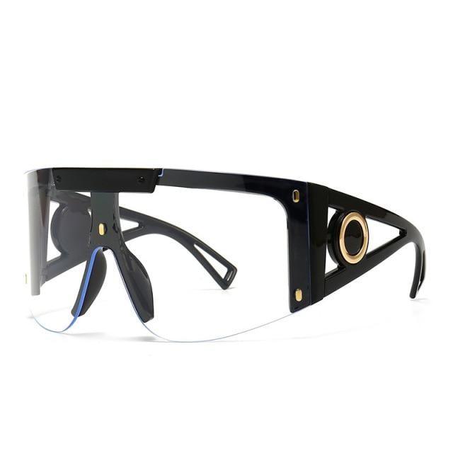 Polarized Lens Wear Over Prescription Glasses Fit Over Regular Glasses with 100% UV Protection Classic Male & Ladies Fashionable Big Size Sunglasses With Protection Against Wind & Sand Connected Sunglasses For Men & Women -Sunglasses- Melted Glam LLC