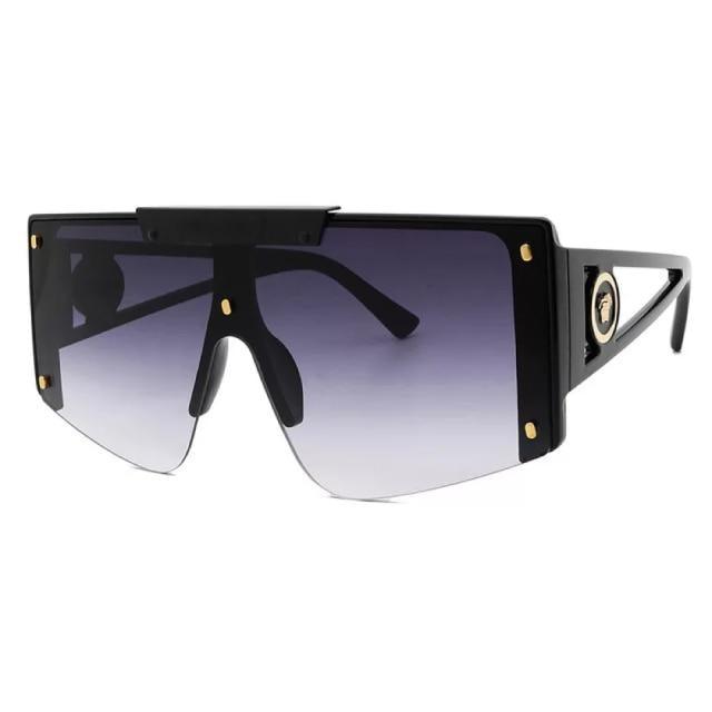 Polarized Lens Wear Over Prescription Glasses Fit Over Regular Glasses with 100% UV Protection Classic Male & Ladies Fashionable Big Size Sunglasses With Protection Against Wind & Sand Connected Sunglasses For Men & Women -Sunglasses- Melted Glam LLC