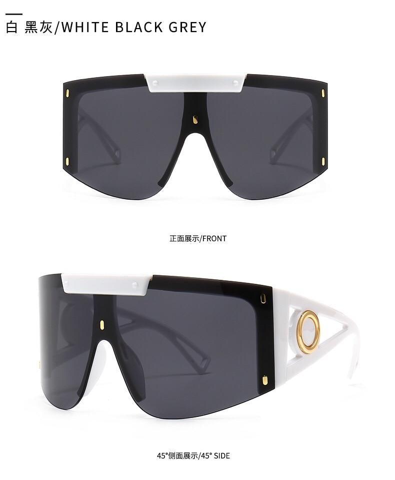 Polarized Lens Wear Over Prescription Glasses Fit Over Regular Glasses with 100% UV Protection Classic Male & Ladies Fashionable Big Size Sunglasses With Protection Against Wind & Sand Connected Sunglasses For Men & Women -Sunglasses- Melted Glam LLC