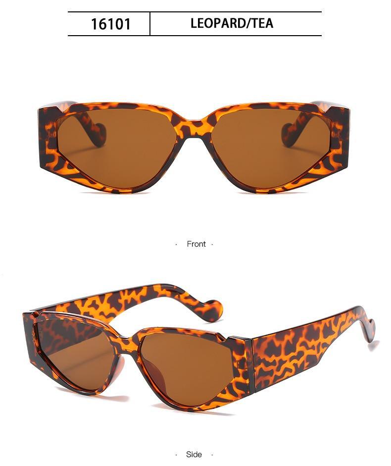 Polarized Oversized Fashion Vintage Eyewear Cat Eye Small Sunglasses For Women New Fashionable Triangle Retro Style Sunglasses For Men New Colorful Frames New Sun Glasses -sunglasses- Melted Glam LLC