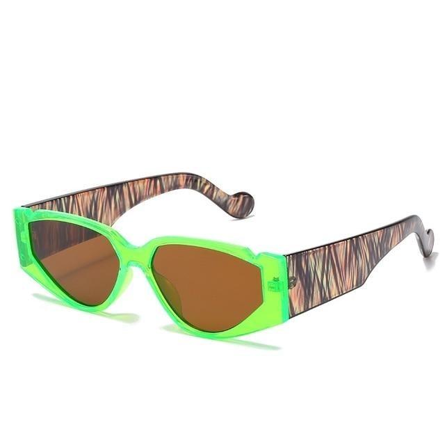 Polarized Oversized Fashion Vintage Eyewear Cat Eye Small Sunglasses For Women New Fashionable Triangle Retro Style Sunglasses For Men New Colorful Frames New Sun Glasses -sunglasses- Melted Glam LLC