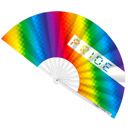 Pride Rainbow Fan