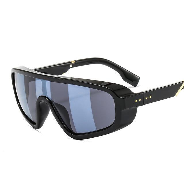 Fashionable Shield Visor Sunglasses Polarized Sunglasses Cycling Driving Windproof sun glasses For Women & Men Oversized Windproof Sun Glasses Colorful Frame Classic Decent Shades Sunglasses -Sunglasses- Melted Glam LLC