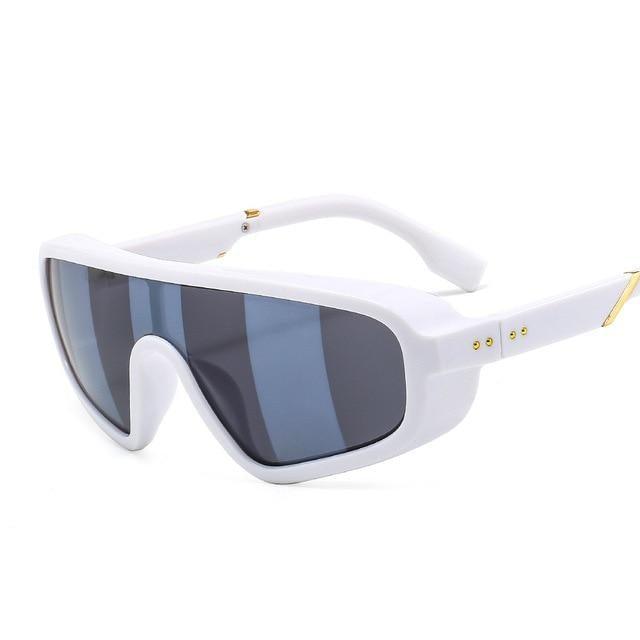 Fashionable Shield Visor Sunglasses Polarized Sunglasses Cycling Driving Windproof sun glasses For Women & Men Oversized Windproof Sun Glasses Colorful Frame Classic Decent Shades Sunglasses -Sunglasses- Melted Glam LLC