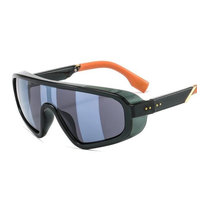 Fashionable Shield Visor Sunglasses Polarized Sunglasses Cycling Driving Windproof sun glasses For Women & Men Oversized Windproof Sun Glasses Colorful Frame Classic Decent Shades Sunglasses -Sunglasses- Melted Glam LLC