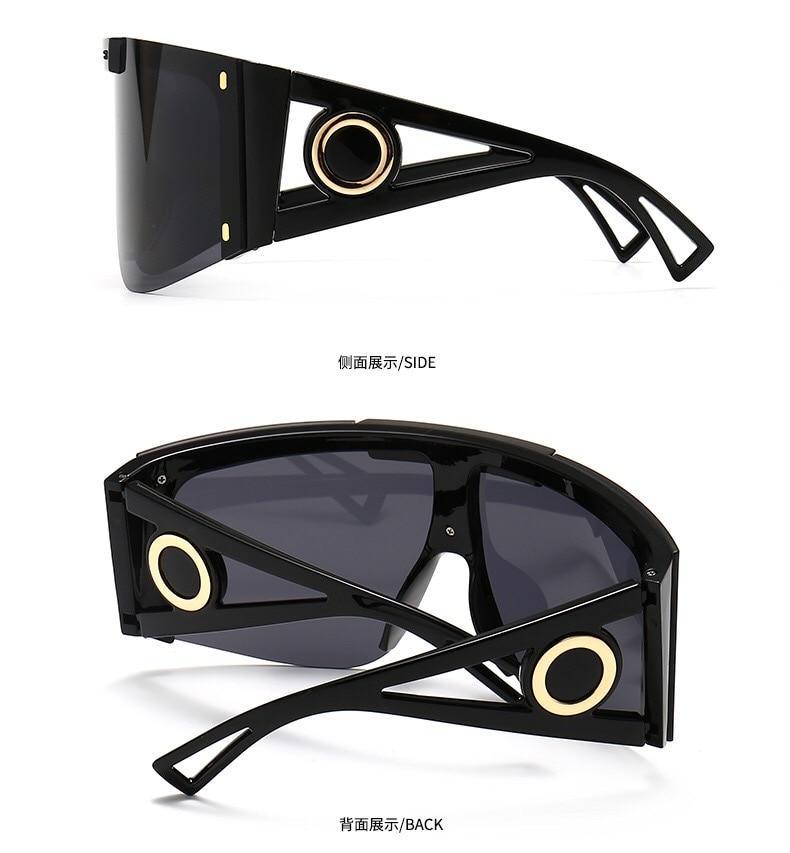 Polarized Lens Wear Over Prescription Glasses Fit Over Regular Glasses with 100% UV Protection Classic Male & Ladies Fashionable Big Size Sunglasses With Protection Against Wind & Sand Connected Sunglasses For Men & Women -Sunglasses- Melted Glam LLC