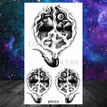 Realistic Small Planets Temporary Tattoos Arm Waterpoof Black Sticker Space Planets For Girls And Boys -Temporary tattoos- Melted Glam LLC