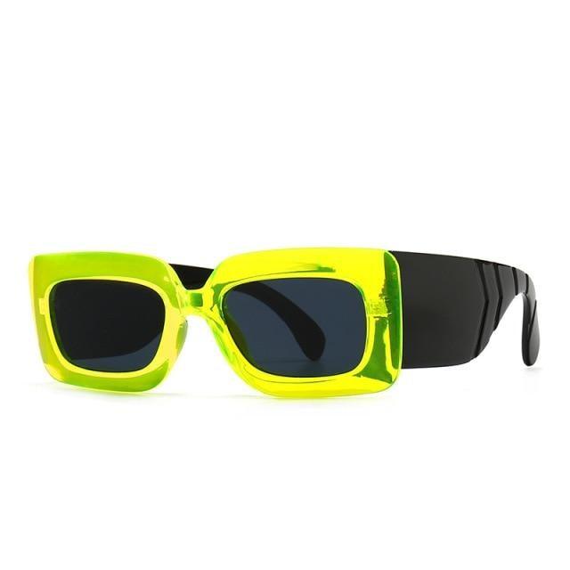 Oversized Square Sunglasses Classic Square Sunglasses For Men & Women Sun Glasses In Snake Pattern For Traveling Shades Female -Sunglasses- Melted Glam LLC