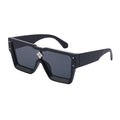 Oversized Square Rimless Shades UV400 Shape Sunglasses For Women New Fashionable New Big Frame Sun Glasses for Female New Latest Attractive Large Flat Top Eyewear For Unisex -Sunglasses- Melted Glam LLC