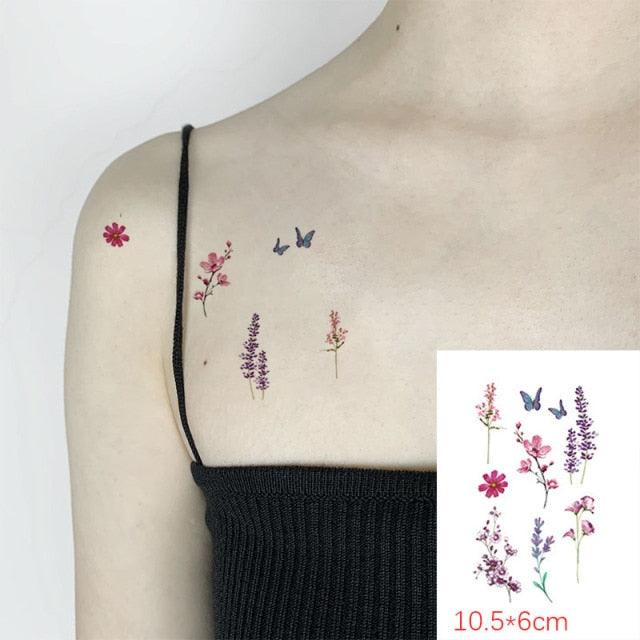 Modern Small Tattoo Sun Moon Heart Waterproof Temporary Tattoos High Quality Design For Womens -Temporary tattoos- Melted Glam LLC