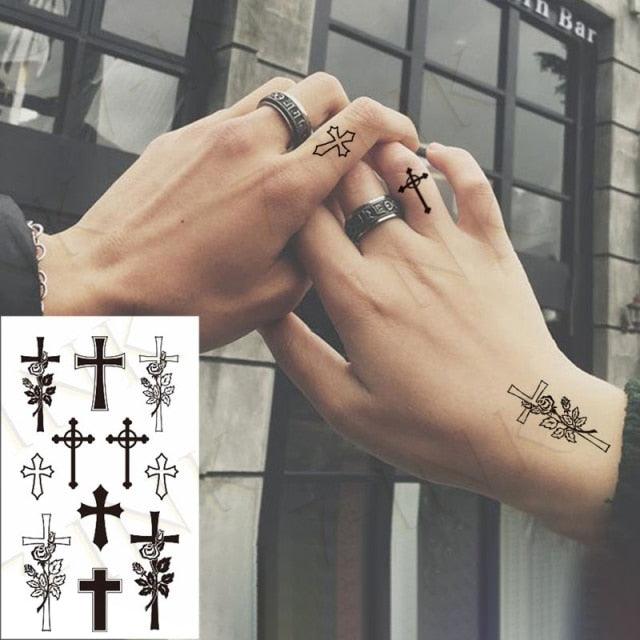 Modern Small Tattoo Sun Moon Heart Waterproof Temporary Tattoos High Quality Design For Womens -Temporary tattoos- Melted Glam LLC