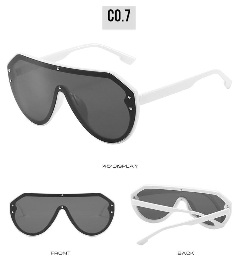 Fashionable New Unisex Classic Retro Shape Sunglasses For Men & Women New Outdoor Traveling Beach Glasses In Vintage Style Eyeglasses round oversized sunglasses -Sunglasses- Melted Glam LLC