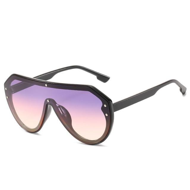 Fashionable New Unisex Classic Retro Shape Sunglasses For Men & Women New Outdoor Traveling Beach Glasses In Vintage Style Eyeglasses round oversized sunglasses -Sunglasses- Melted Glam LLC