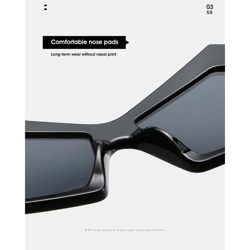 Oversized Square Cateye Polarized Sunglasses Big Trendy Style Fashionable Personality Big Frame Sunglasses New Fashionable & Popular Street Style Sunglasses For Women -Sunglasses- Melted Glam LLC
