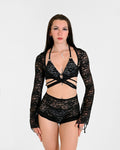Lace Bikini and Shrug Top -Shrug Top- Melted Glam LLC