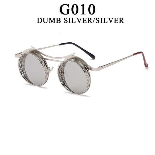 Retro Metal Round Circle Frame Sunglasses For Men New Fashionable New Round Shape Style Glasses For Women New Vintage Luxury Style Retro Sunglasses -Sunglasses- Melted Glam LLC