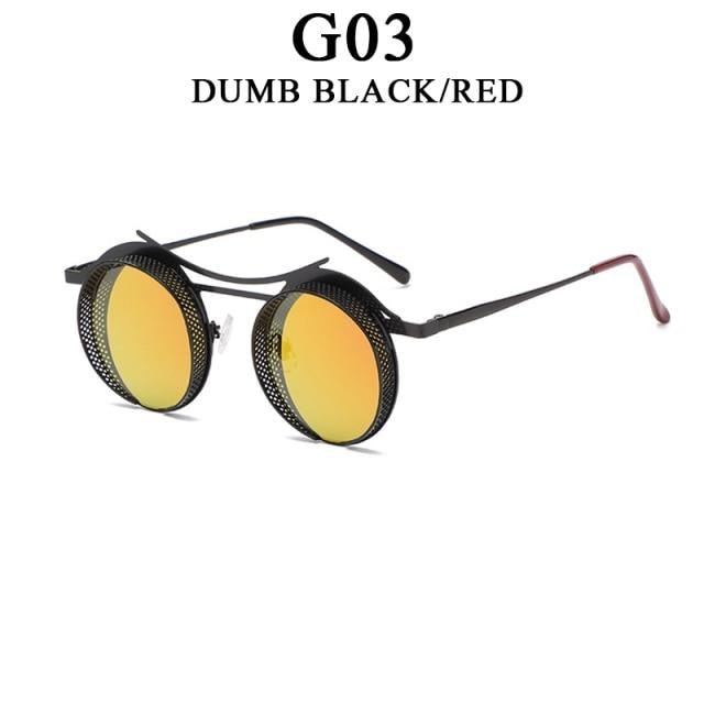 Retro Metal Round Circle Frame Sunglasses For Men New Fashionable New Round Shape Style Glasses For Women New Vintage Luxury Style Retro Sunglasses -Sunglasses- Melted Glam LLC