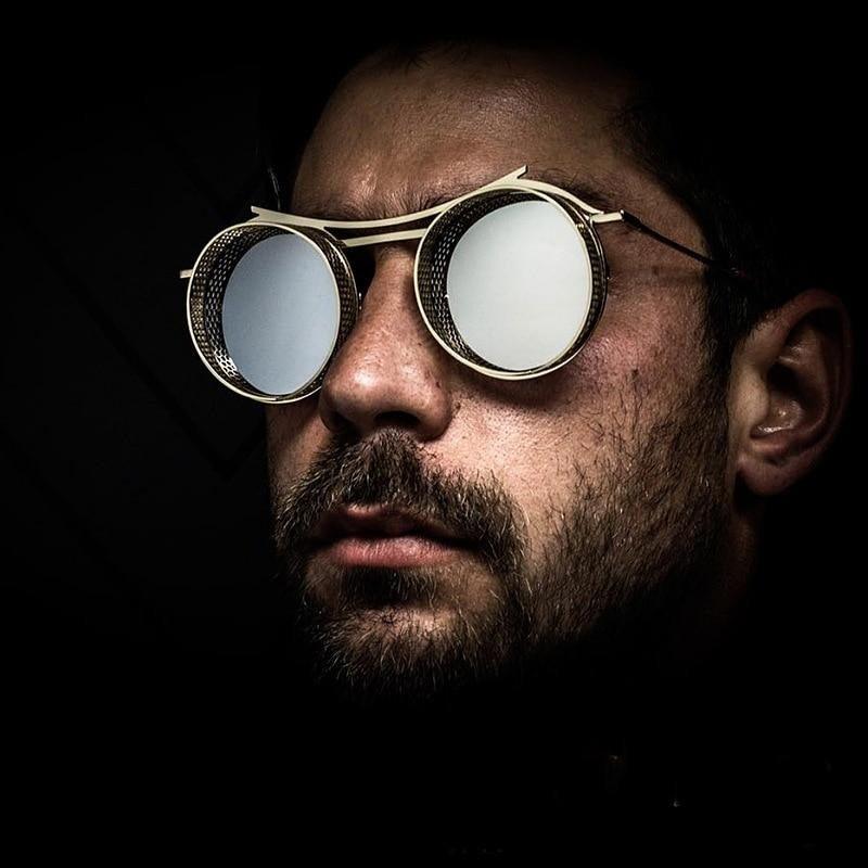 Retro Metal Round Circle Frame Sunglasses For Men New Fashionable New Round Shape Style Glasses For Women New Vintage Luxury Style Retro Sunglasses -Sunglasses- Melted Glam LLC