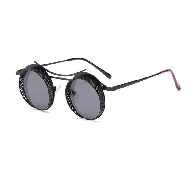 Retro Metal Round Circle Frame Sunglasses For Men New Fashionable New Round Shape Style Glasses For Women New Vintage Luxury Style Retro Sunglasses -Sunglasses- Melted Glam LLC