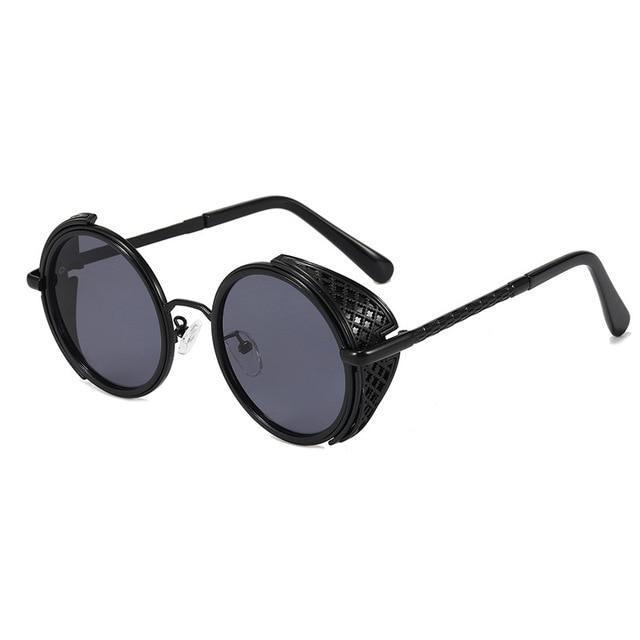 Round Sunglasses for Men Women Retro Design Colorful Sunglasses For Women Vintage Style Sunglasses In Punk Shades Metal Frame 100% UV Blocking Lens -sunglasses- Melted Glam LLC