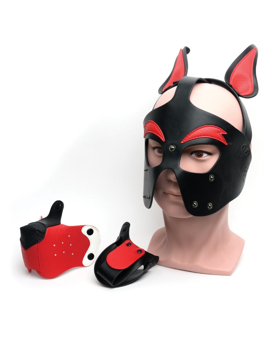 Bondage Puppy Hood Mask -Costume Accessories- Melted Glam LLC