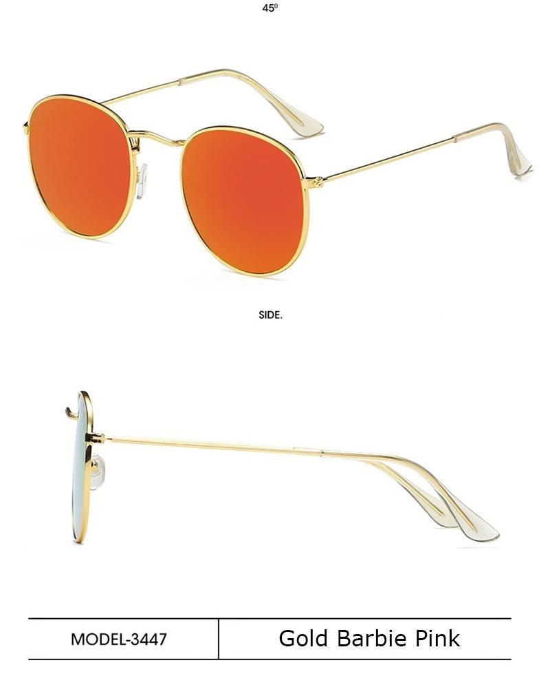 Small Round Polarized Sunglasses for Women Men Classic Vintage Retro Shades UV400 Luxury Oval Shape Sunglasses For Women New Branded Style Eyewear For Women/Men New Small Round Shape Glasses -Sunglasses- Melted Glam LLC
