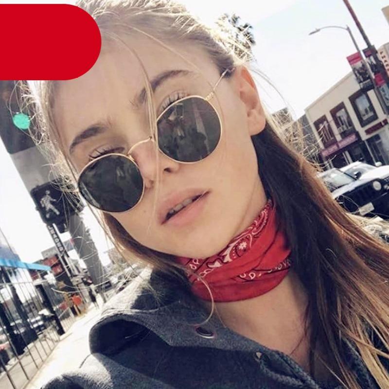 Small Round Polarized Sunglasses for Women Men Classic Vintage Retro Shades UV400 Luxury Oval Shape Sunglasses For Women New Branded Style Eyewear For Women/Men New Small Round Shape Glasses -Sunglasses- Melted Glam LLC