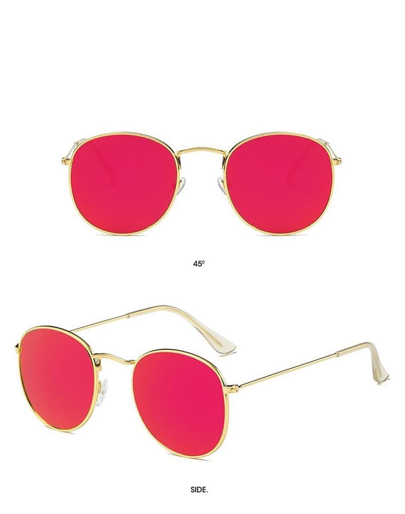 Small Round Polarized Sunglasses for Women Men Classic Vintage Retro Shades UV400 Luxury Oval Shape Sunglasses For Women New Branded Style Eyewear For Women/Men New Small Round Shape Glasses -Sunglasses- Melted Glam LLC