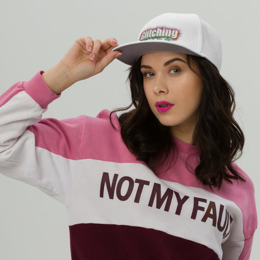 Glitching Snapback Hat