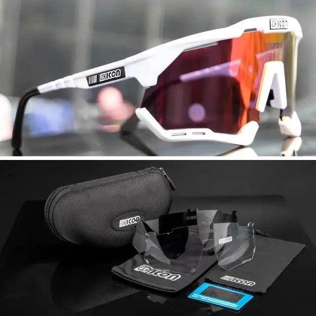 Sports Photochromic Cycling Glasses Road Bicycle Glasses For Men Women Stylish Unisex Outdoor Polarized Cycling Sunglasses Bicycle Eyewear -Sunglasses- Melted Glam LLC