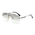 Square Sunglasses for Men Classic Oversized Sun Glasses Men And Women New Fashionable Street Snap Style New Frameless Sunglasses New Popular Square Shape Sunglasses For Men & Women -sunglasses- Melted Glam LLC