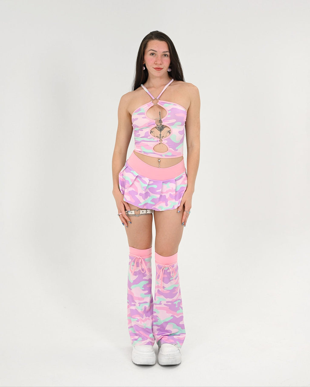 Cotton Candy Camo Mini Skirt -Mini Skirt- Melted Glam LLC