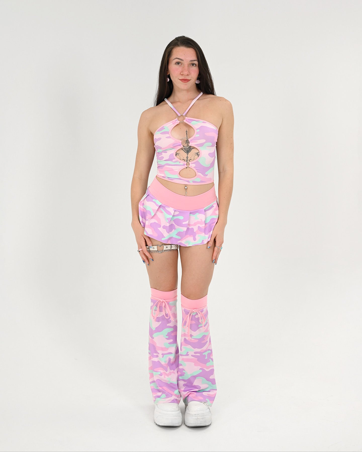 Cotton Candy Camo Mini Skirt -Mini Skirt- Melted Glam LLC