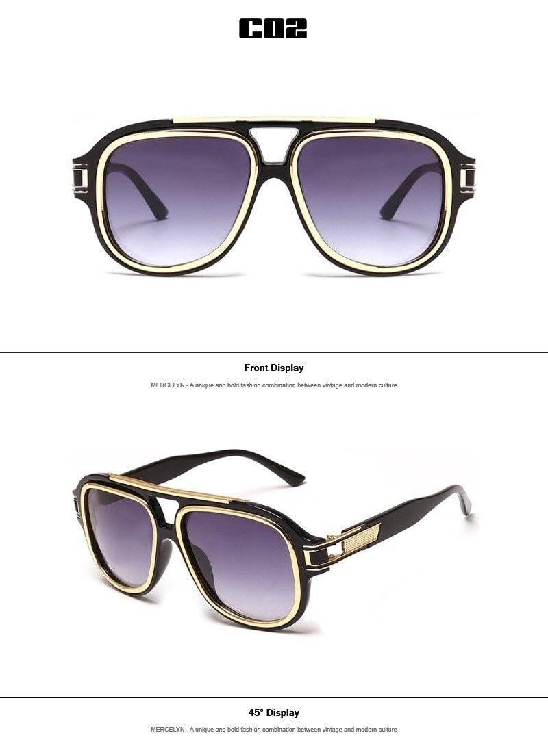 Sunglasses for Men Oversize Classic Shades Luxury & Popular Men Designer Sunglasses More Glamour & Classy Fashionable Sun Glasses For Men New Stylish & Vintage Sunglasses -sunglasses- Melted Glam LLC