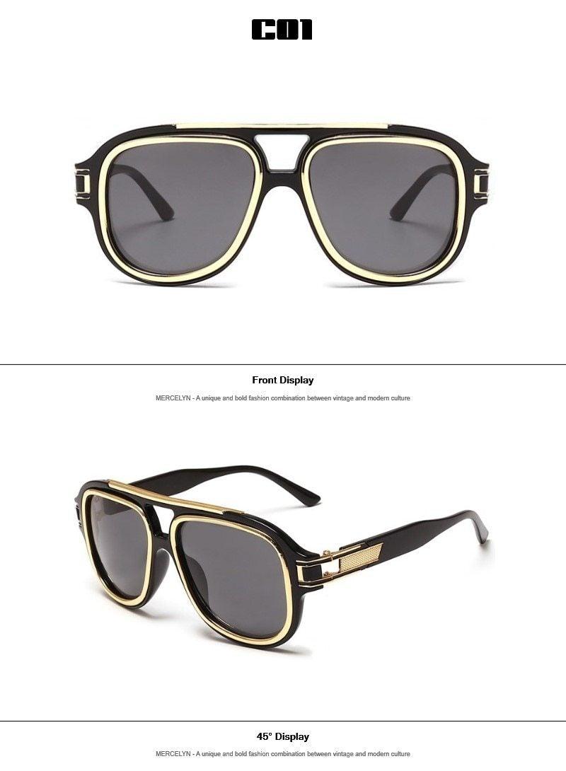 Sunglasses for Men Oversize Classic Shades Luxury & Popular Men Designer Sunglasses More Glamour & Classy Fashionable Sun Glasses For Men New Stylish & Vintage Sunglasses -sunglasses- Melted Glam LLC